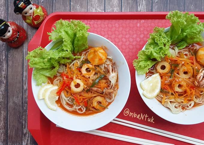 Resep Simple Jjampong (Mie Seafood Kuah Pedas Korea) Oleh Tituk SK ...