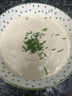 Una foto de 485. Crema-queso de salmón (salsa)
