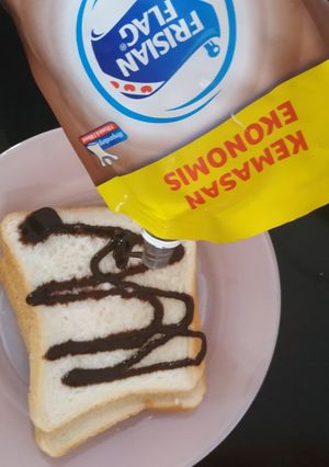 Foto resep Roti tawar saus santan susu