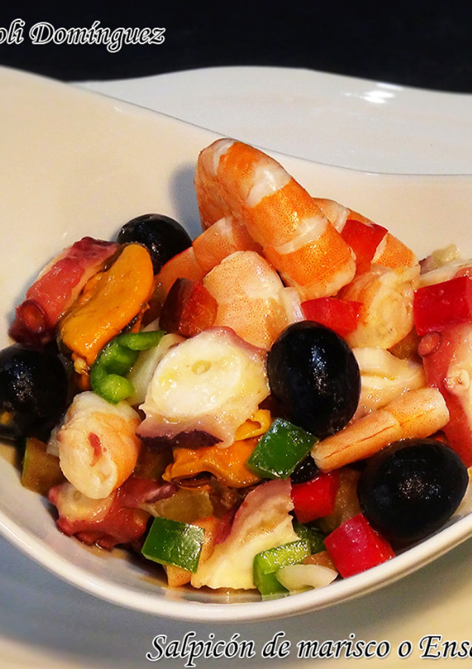 Una foto de Salpicón de marisco o Ensalada de marisco