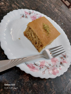 عکسی از دستور کیک رژیمی(شیره انگور سفید)