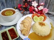 Gambar nasi hainan singapore