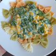 364. Salsa de espinacas con maíz a la crema