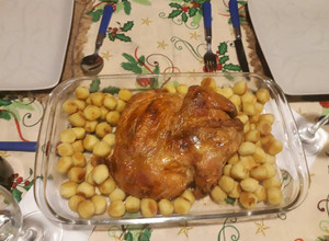 Una foto de Pollo relleno deshuesado