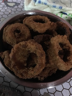 Una foto de Aros de cebolla👌🤤