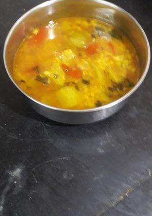 A picture of मिलवां दाल लौकी#Home #Mealtime.