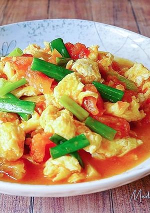 蕃茄炒蛋(無水料理) 的食譜成品照片