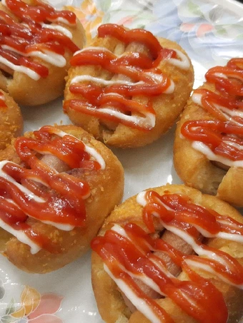 Cara Mudah Membuat Resep Donat sosis crispy yang Enak Banget Anti Ribet, Sempurna