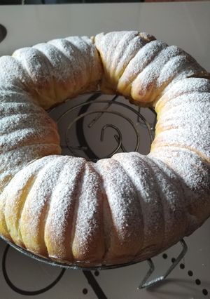 O poză a rețetei Pâine dulce simplă (pâine de lână).