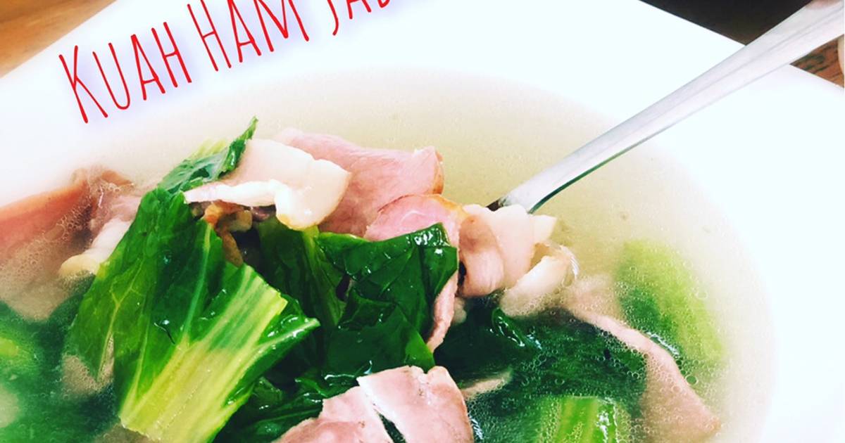 Resep Kuah Ham Jabung oleh Airin Widjaya Cookpad