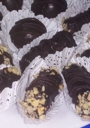 صورة لوصفة حلوة السيقارة بالشكولاطة بدون فرن 🍫🍫😁😍