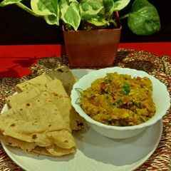 A picture of Baingan Bharta.