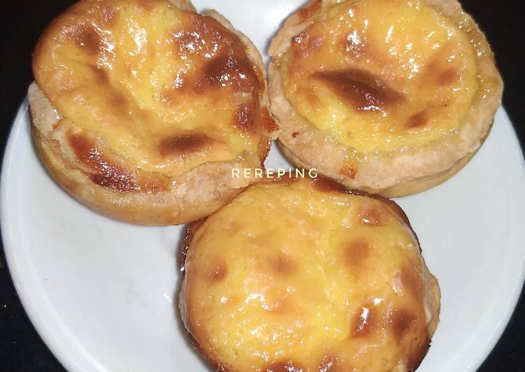 Macau style portuguese egg tart