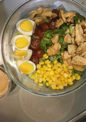 Hình của món Salad Ức Gà Đảo.