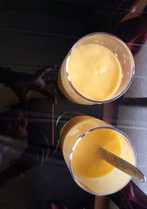 A picture of Mango lassi.