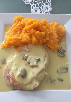Una foto de Pollo a la mostaza