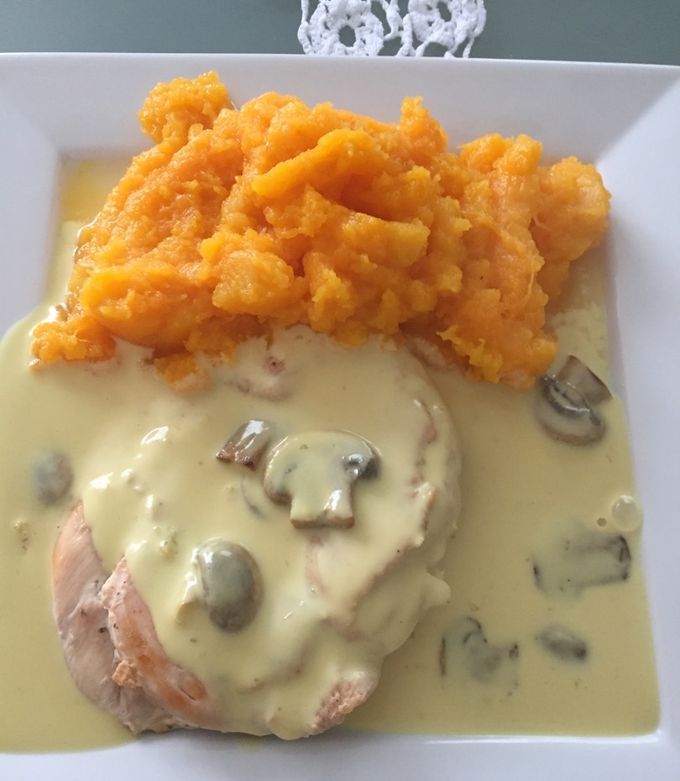 Una foto de Pollo a la mostaza