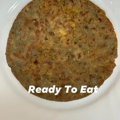 A picture of Leftover Potato 🥔 Stuff Bajra Roti.