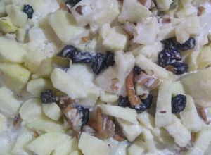 Una foto de Ensalada de piña con manzana