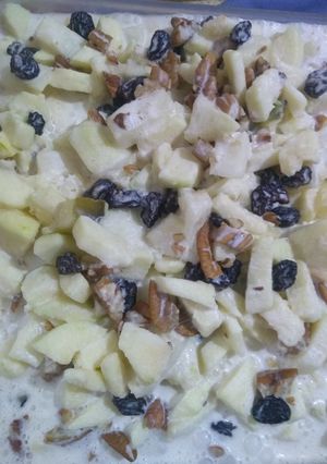 Una foto de Ensalada de piña con manzana