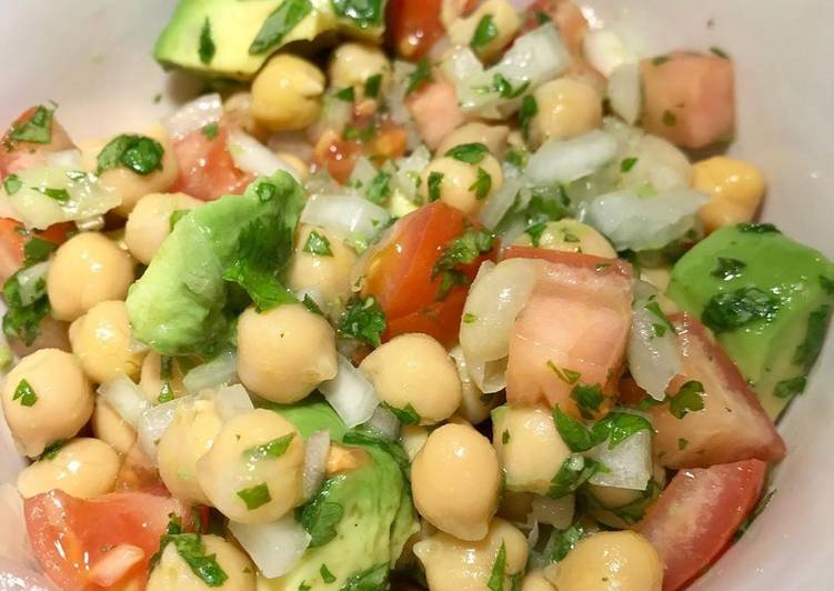 Ceviche de garbanzos