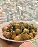 Nấm rơm kho tiêu