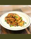 煎雞蛋豆腐（老皮嫩肉） 一人份食譜 快速上桌 便當菜