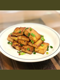 煎雞蛋豆腐(老皮嫩肉) 一人份食譜 快速上桌 便當菜 的食譜成品照片