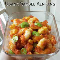 รูปของ Udang Sambel Kentang versi anak-anak