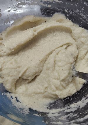 Una foto de Puré de coliflor