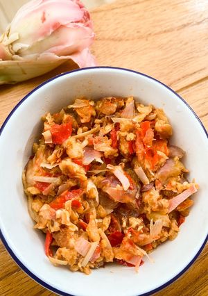 Foto resep Tempe Geprek/Sambel Tempe Kecombrang