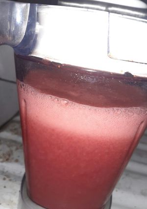 صورة لوصفة عصير الفراولة الطبيعي