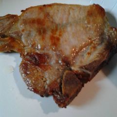Super simple pan chops A picture of Super simple pan chops.
