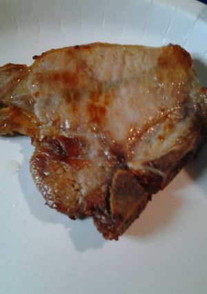 A picture of Super simple pan chops.