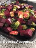 Ensalada de vegetales rostizados