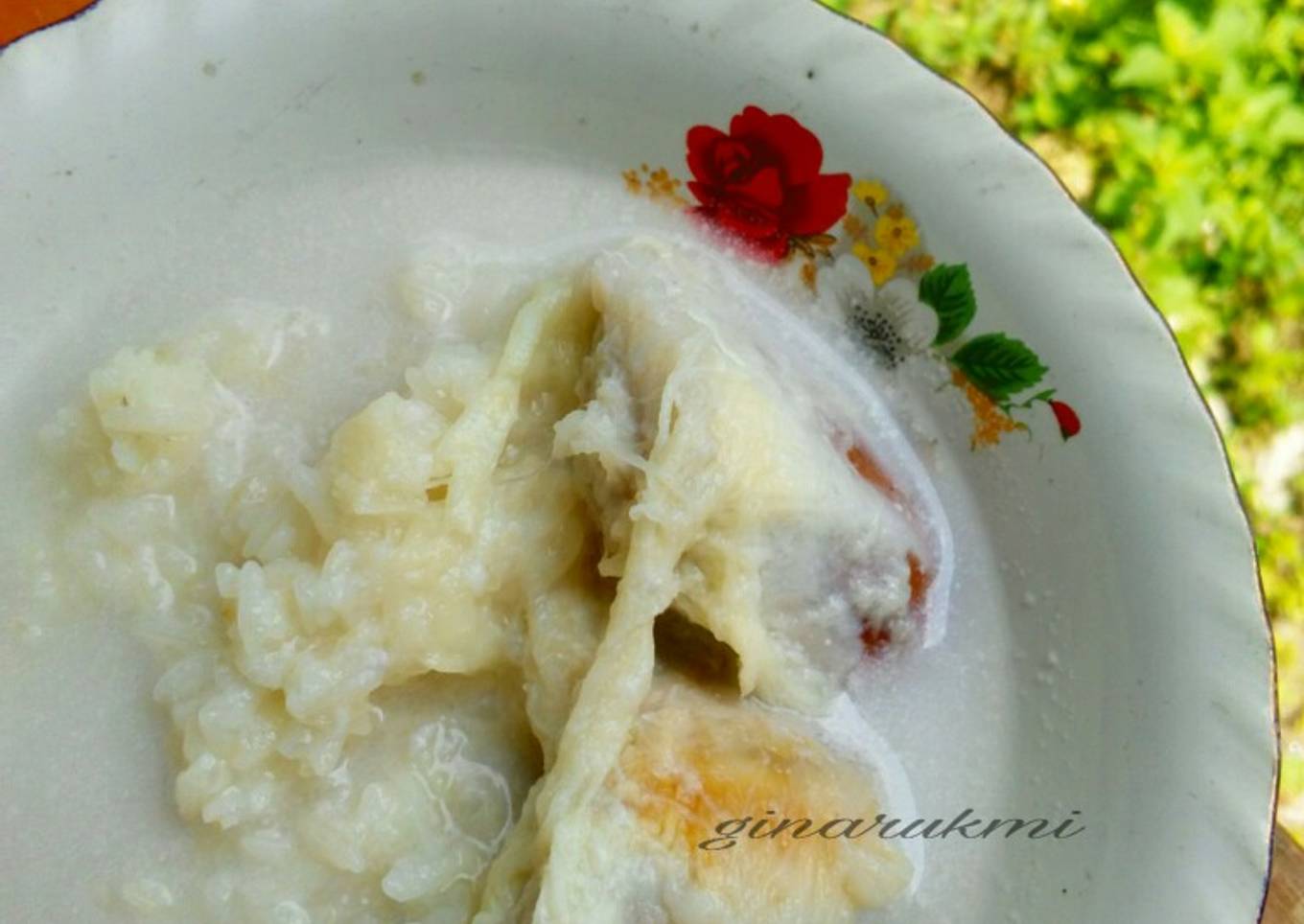 Kolak ketan durian