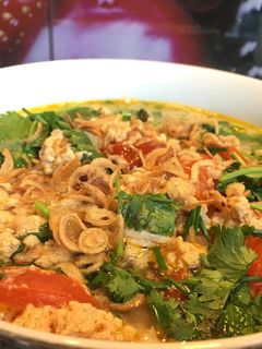 Hình của món Bún giả riêu cua.