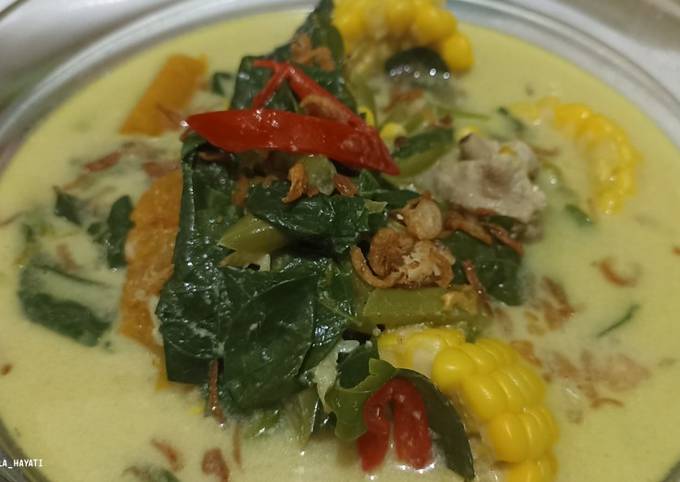 Ini dia! Resep bikin Sayur Santan Labu Katuk hidangan Lebaran  sedap