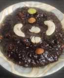 Black rice dates halwa