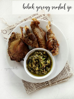 Foto resep Bebek Goreng Sambel Ijo