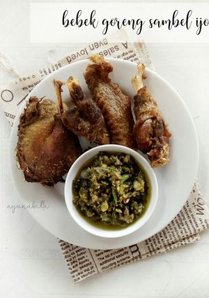 Foto resep Bebek Goreng Sambel Ijo