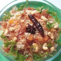 A picture of Nei Choru-Kerala Special Ghee Rice.