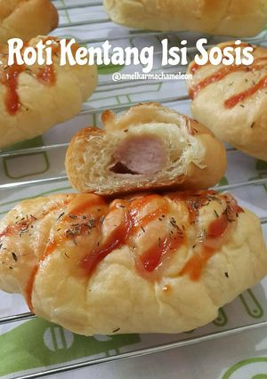 Foto resep Roti Kentang Isi Sosis