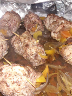 A picture of Chicken veggie wrap.