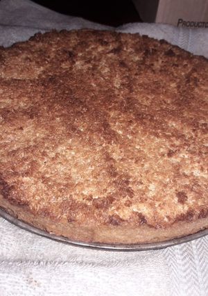 Una foto de Tarta de coco y dulce de leche