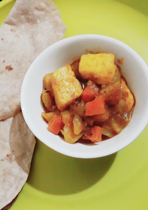 গাজর পনির এর চটপটা(major paneer chotpota_recipe in bengali) রেসিপির প্রধান ছবি