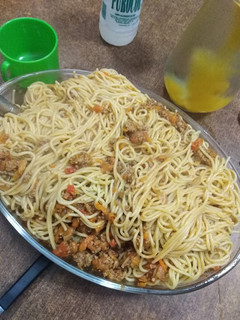 Una foto de Spagueti con salsa bolognesa