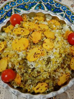 عکسی از دستور باقالی پلو