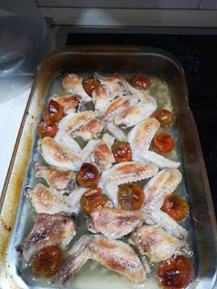 Una foto de Alitas al horno a mi manera