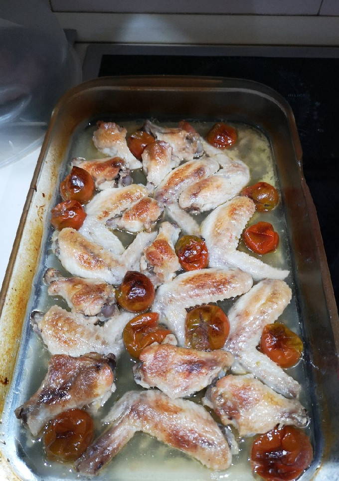 Una foto de Alitas al horno a mi manera